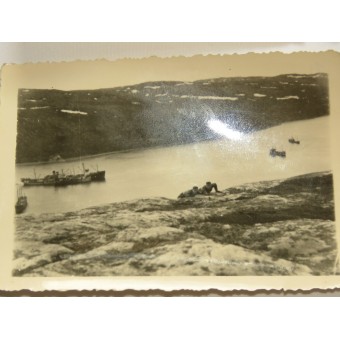 Deutsche Gebirgsjäger. 35 Fotos, aus dem Gebiet Kirkenes. Espenlaub militaria